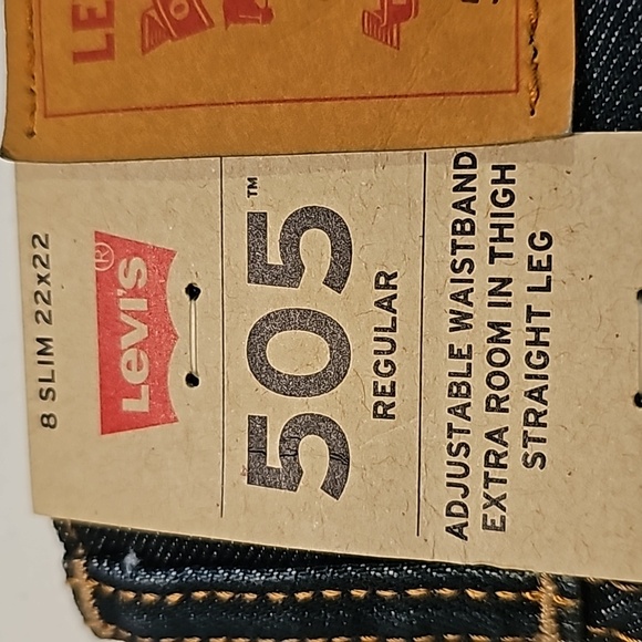 🖤💜Levi's Dark Wash Slim Jeans -A9 - Picture 2 of 3